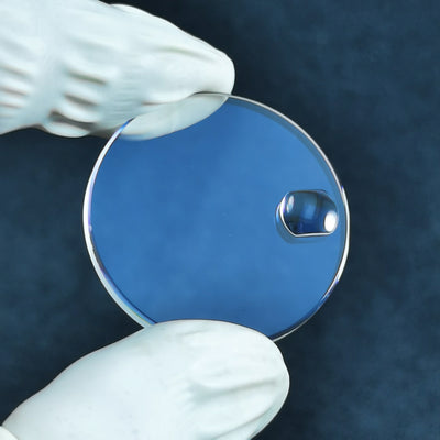 G0375 SKX007/SRPD Flat Sapphire Crystal (Date Lens) - Blue AR