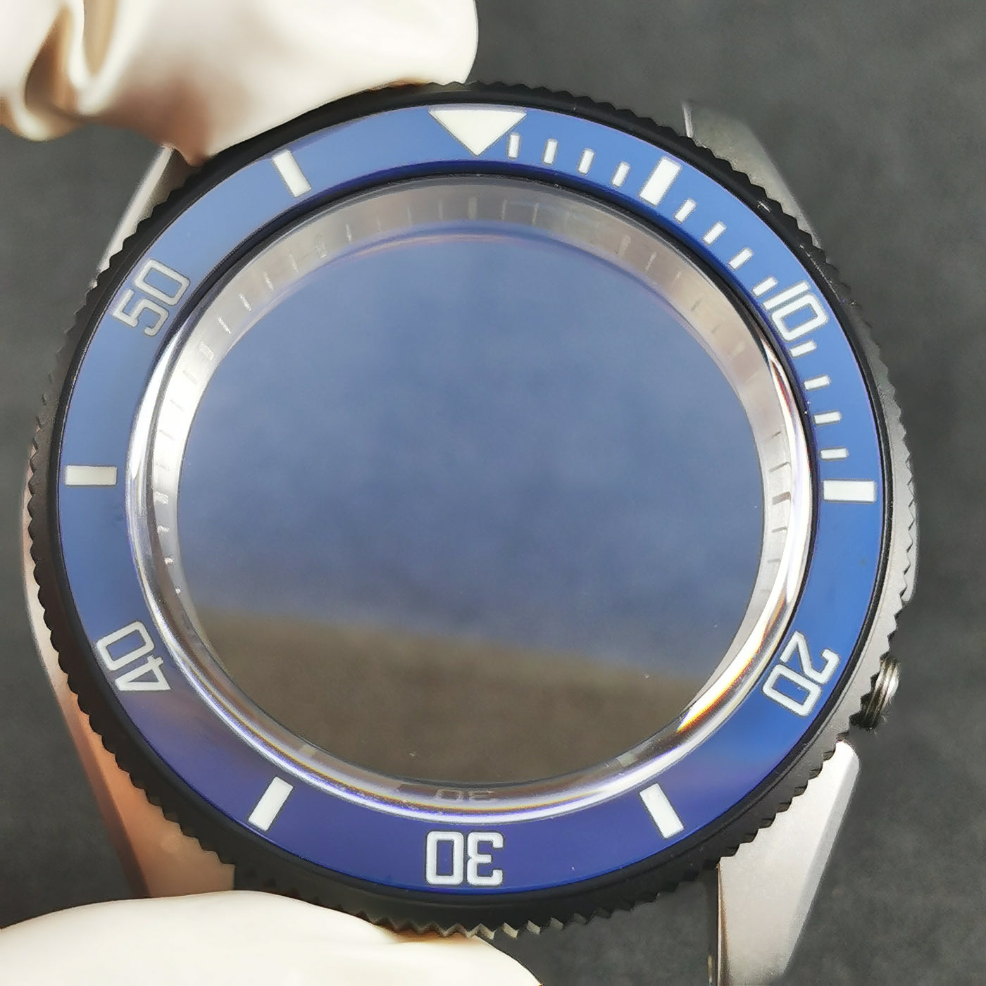 CI0527 SKX007/SRPD Luminous Sub Style Dark Blue Ceramic Bezel Insert
