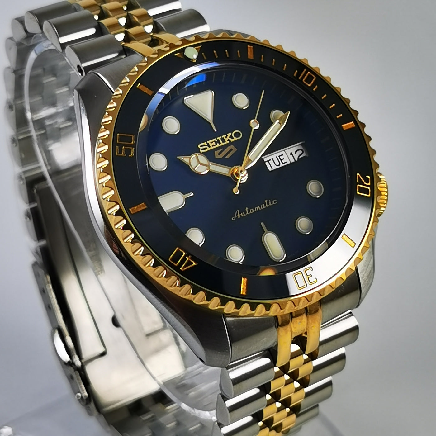 CI0667 SKX007/SRPD Sub Style Ceramic Bezel Insert Black/Gold
