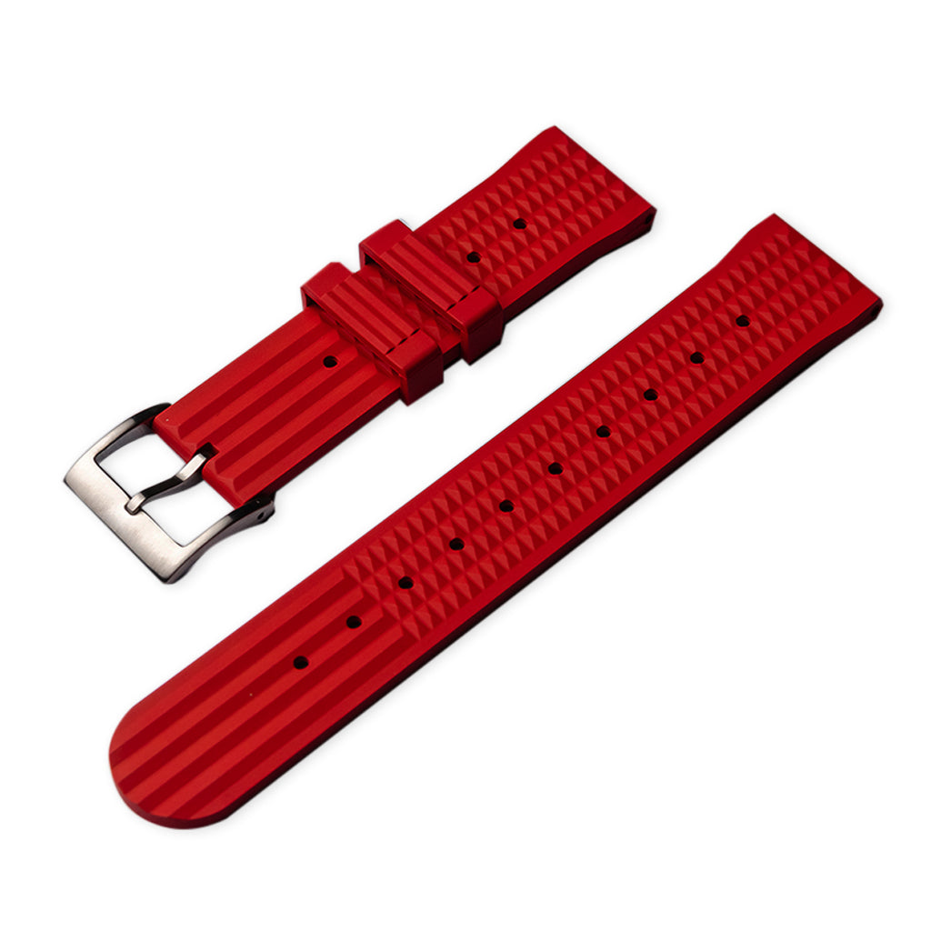 FKM Strap - Waffle Red – Watch and Style