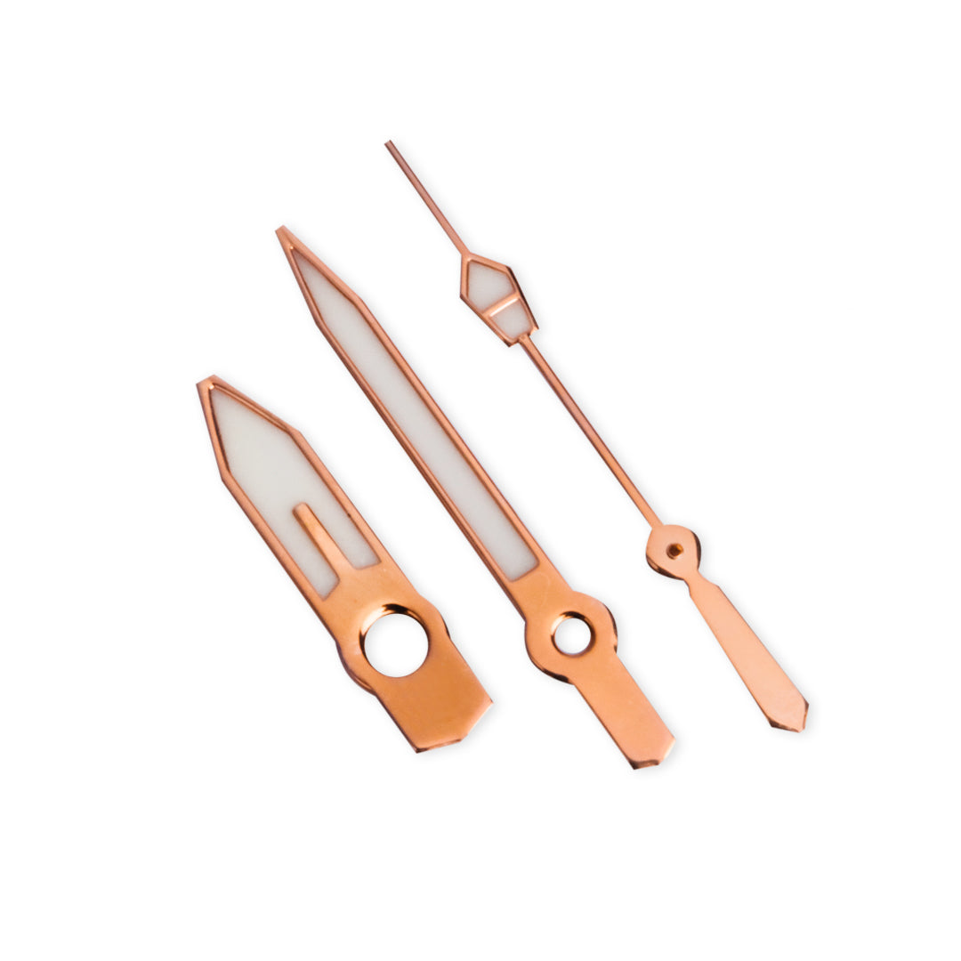 H0603 Sumo Style Hand Set -Polished Rose Gold