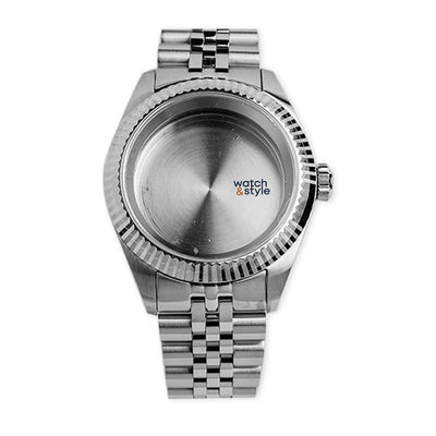 stainless steel 40mm Fluted bezel