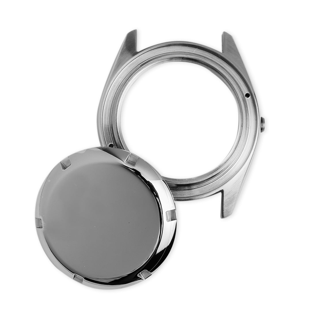 RC0918 SKX013 Replacement Case O'clock Crown Silver