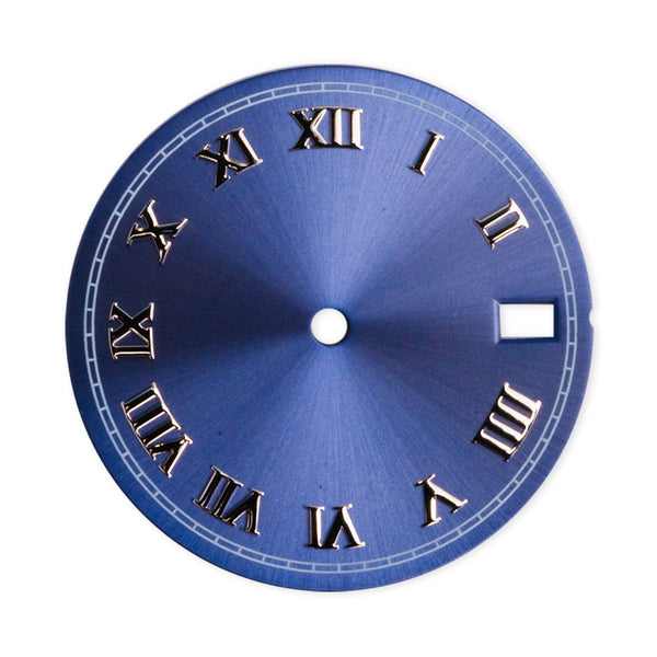 D1057 Sterile Roman Numeral Dial Dark Blue | Watch&Style