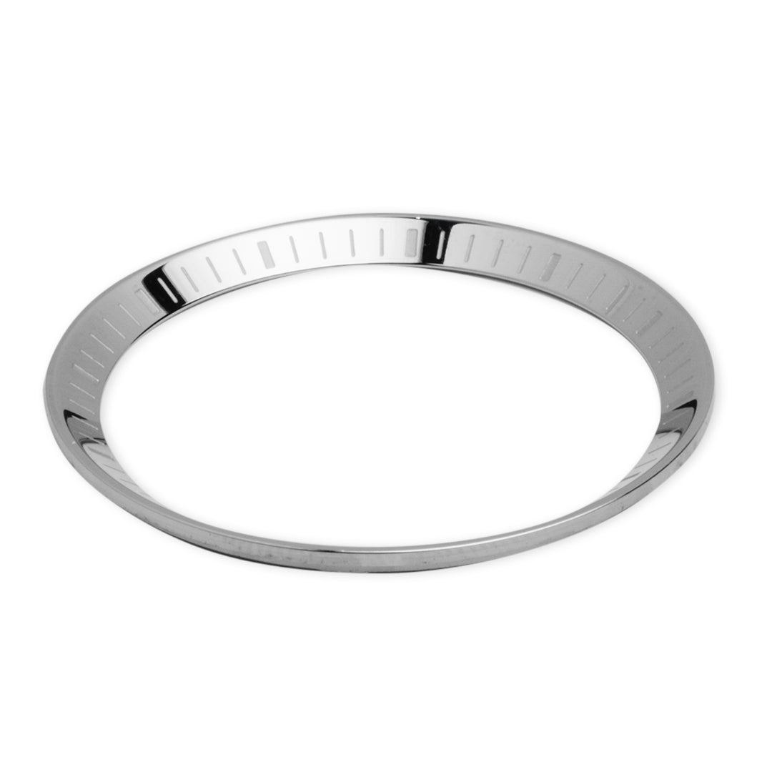 Seiko SRPE Polished Silver Chapter Ring with laser engraved marker