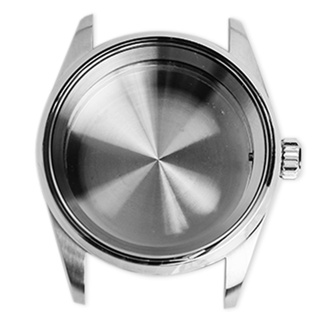RC1014 36mm Explorer Style Case - Polished Silver