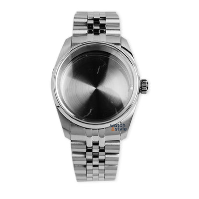 RC1014 36mm Explorer Style Case - Polished Silver