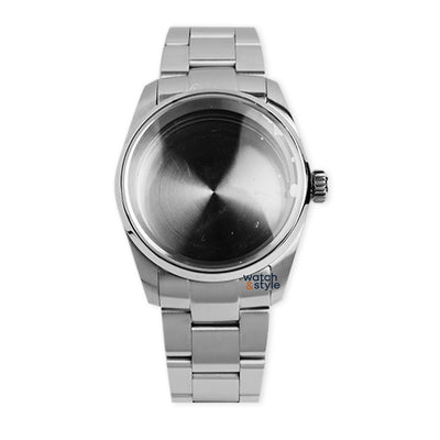 RC1014 36mm Explorer Style Case - Polished Silver