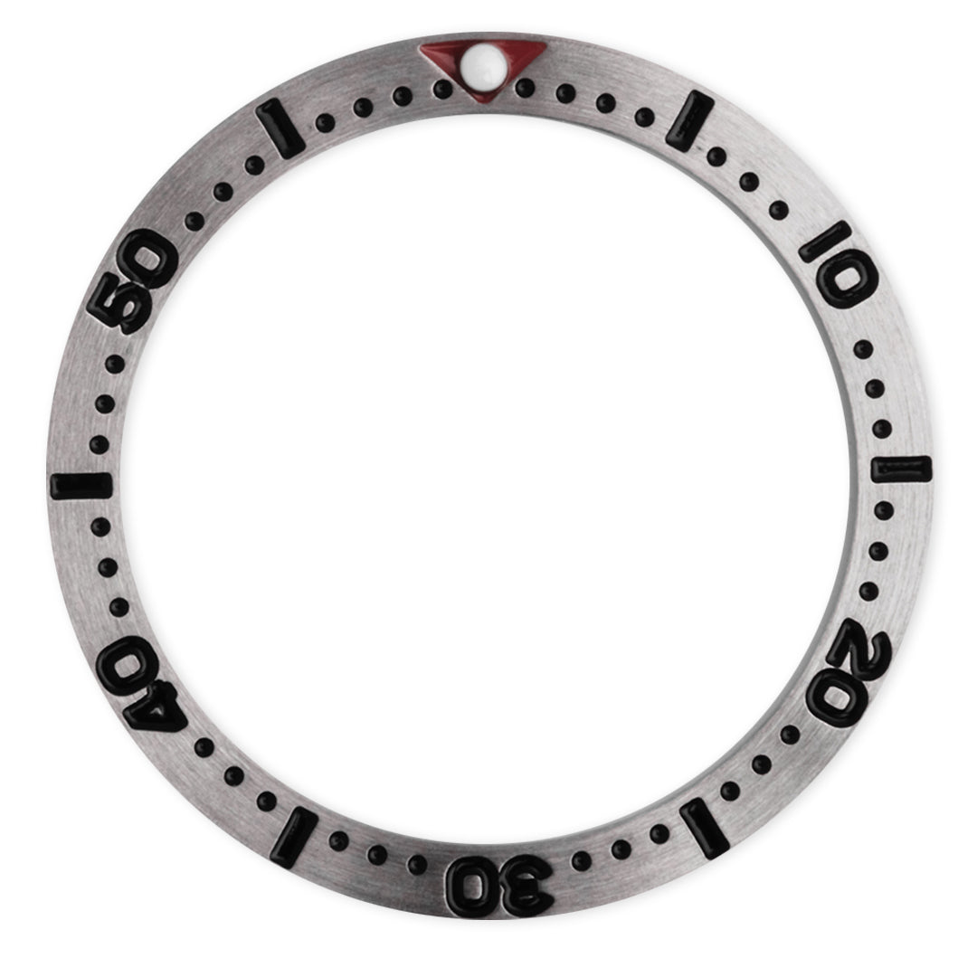 SKX013 Stainless Bezel Insert - Red SKX Style – Watch&Style